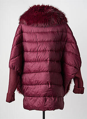 Doudoune manches longues sans capuche rouge MODA PIU femme
