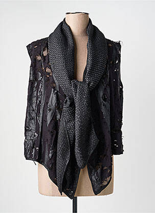 Gilet sans manche sans manche noir CARACLAN femme