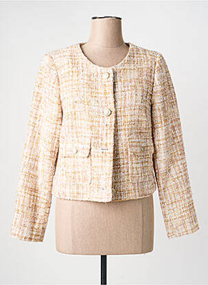 Veste casual col rond beige ESQUALO femme