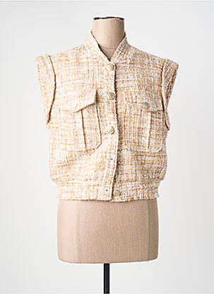 Veste casual col rond beige ESQUALO femme
