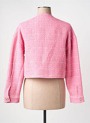 Veste casual col rond rose ESQUALO femme