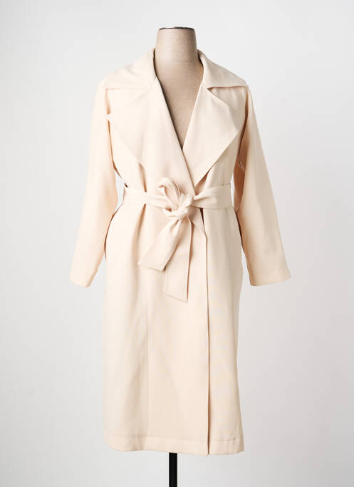 Trench tissage popeline sans capuche beige ESQUALO femme
