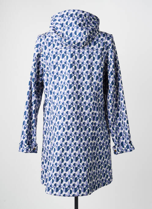 Imperméable manches longues bleu BLUTSGESCHWISTER femme
