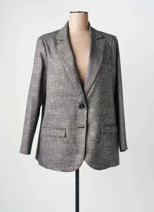 Blazer poches gris SOPHIA femme