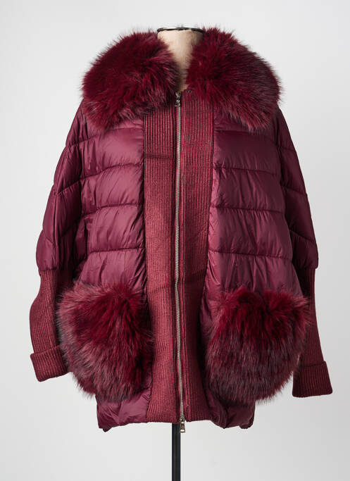 Doudoune poches sans capuche rouge MODA PIU femme