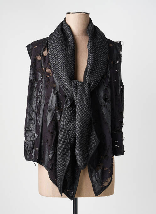 Gilet sans manche sans manche noir CARACLAN femme