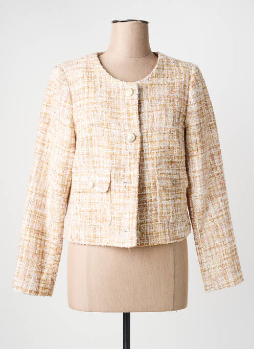 Veste casual col rond beige ESQUALO femme