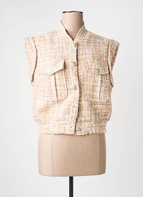 Veste casual col rond beige ESQUALO femme