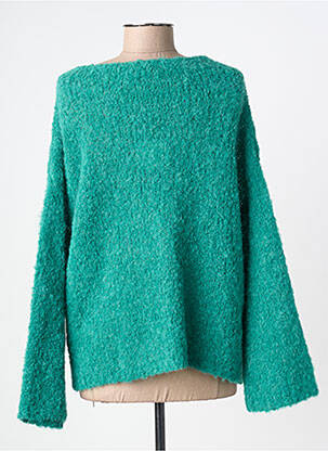 Pull coupe droite manches longues vert MES SOEURS ET MOI femme