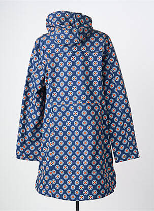 Parka manches longues a capuche bleu BLUTSGESCHWISTER femme