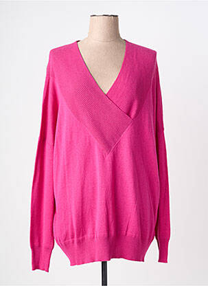 Pull coupe droite manches longues rose ZILCH femme