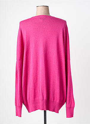 Pull coupe droite manches longues rose ZILCH femme
