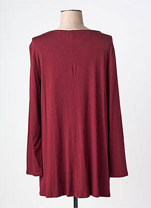 T-shirt manches longues manches longues rouge AN II VITO femme