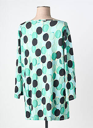 T-shirt manches 3/4 manches 3/4 vert MASAI femme