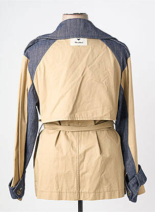 Trench finition intérieure doublée sans capuche beige MÊME ROAD femme