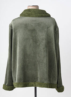 Veste casual coupe droite vert AN II VITO femme