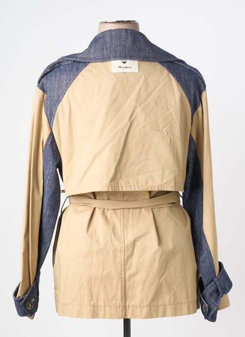 Trench finition intérieure doublée sans capuche beige MÊME ROAD femme