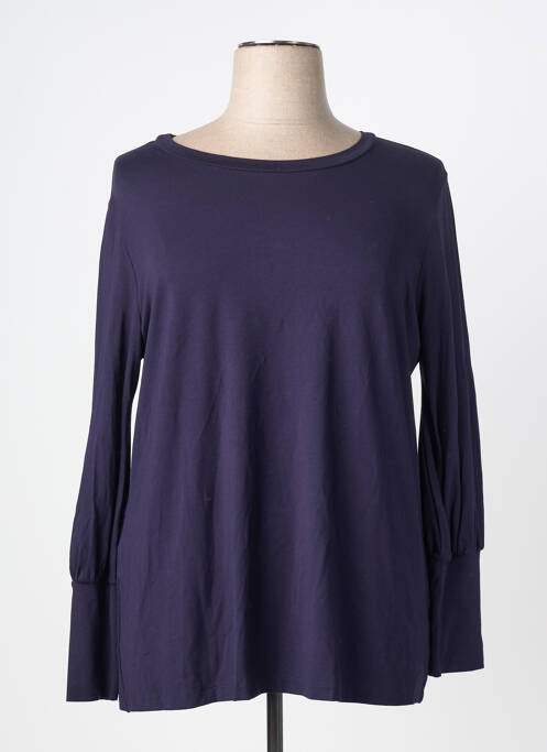 T-shirt coupe droite manches longues violet MAT. femme