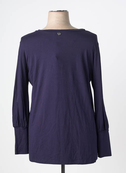 T-shirt coupe droite manches longues violet MAT. femme