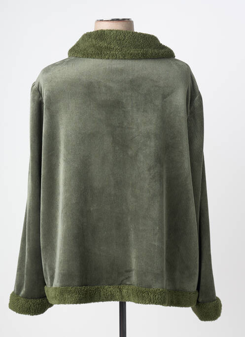 Veste casual coupe droite vert AN II VITO femme