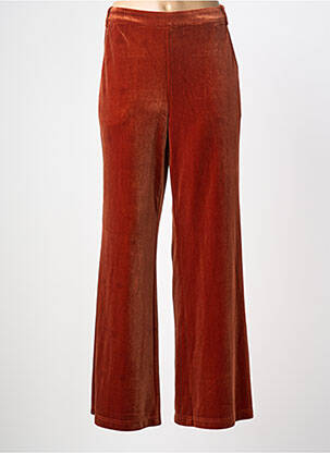Pantalon flare stretch taille normale orange TRAFFIC PEOPLE femme
