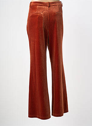 Pantalon flare stretch taille normale orange TRAFFIC PEOPLE femme