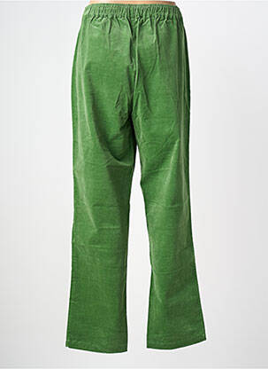 Pantalon droit stretch taille normale vert ZILCH femme