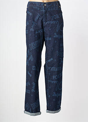 Jeans coupe droite stretch taille normale bleu SOPHIA femme