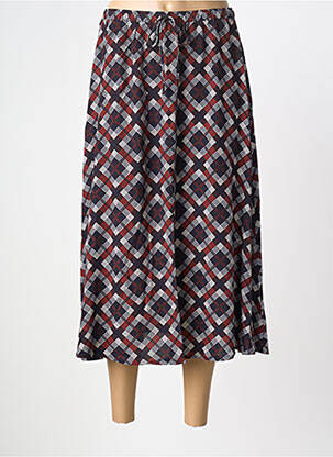 Jupe longue tissage crêpe noir NICE THINGS femme