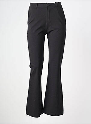 Pantalon flare stretch taille normale noir LUMINA femme