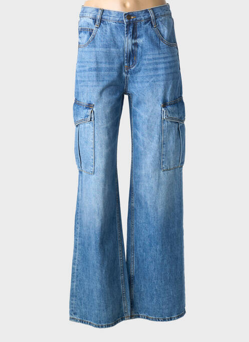 Jean coupe flare stretch taille normale bleu ESQUALO femme