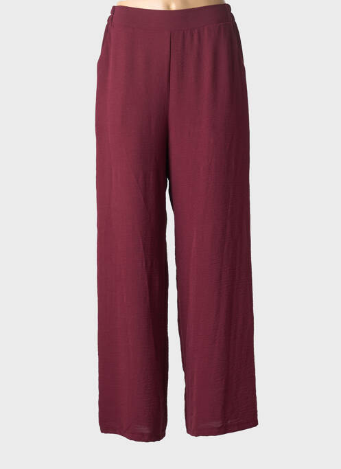 Pantalon droit taille élastique taille normale rouge AN II VITO femme
