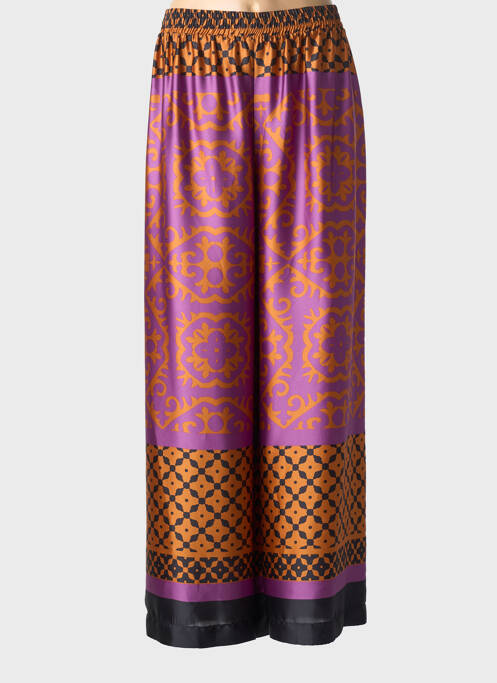 Pantalon large coupe fluide taille normale violet MAT. femme
