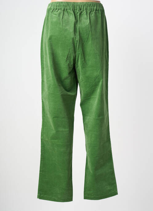Pantalon droit stretch taille normale vert ZILCH femme