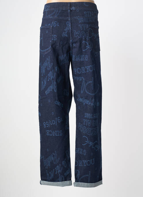 Jeans coupe droite stretch taille normale bleu SOPHIA femme