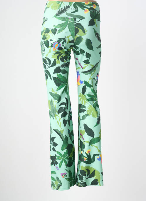 Pantalon flare stretch taille normale vert BLUTSGESCHWISTER femme