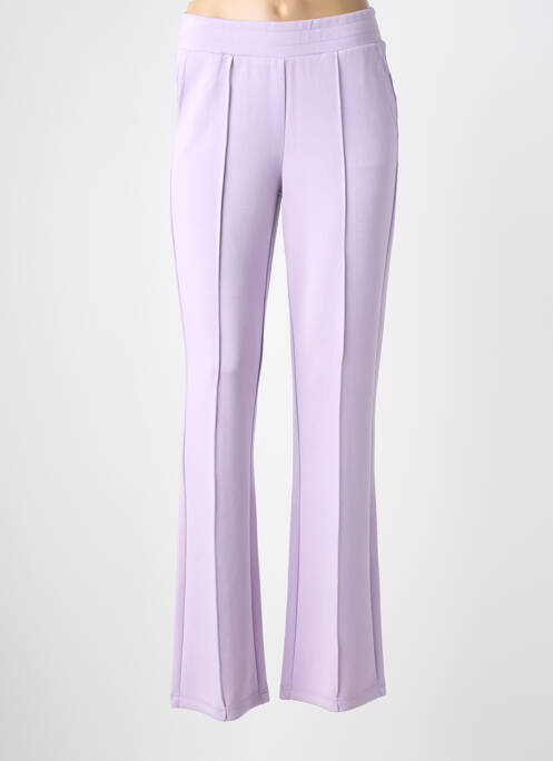 Pantalon flare stretch taille normale violet ESQUALO femme