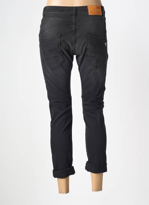 Jeans coupe slim stretch taille normale noir PLEASE femme