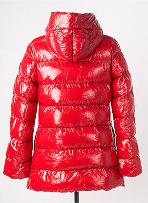 Doudoune poches a capuche rouge U.S. POLO ASSN femme