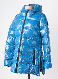 Doudoune poches a capuche bleu U.S. POLO ASSN femme