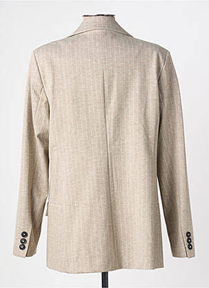 Blazer poignets boutonnés beige YAYA femme