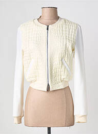 Veste casual col rond blanc PENNYBLACK femme