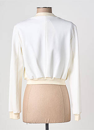 Veste casual col rond blanc PENNYBLACK femme
