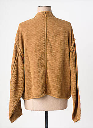 Veste casual coupe droite marron INDI & COLD femme
