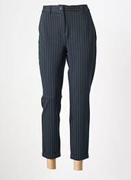 Pantalon 7/8 stretch taille normale bleu YAYA femme