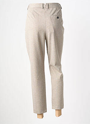 Pantalon 7/8 stretch taille normale beige YAYA femme