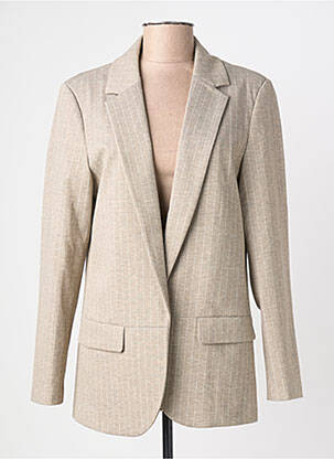 Blazer poignets boutonnés beige YAYA femme