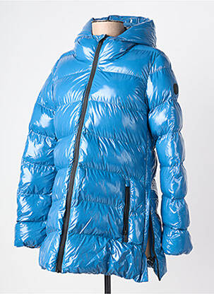 Doudoune poches a capuche bleu U.S. POLO ASSN femme