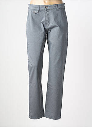 Pantalon chino tissage popeline taille normale gris INDI & COLD femme