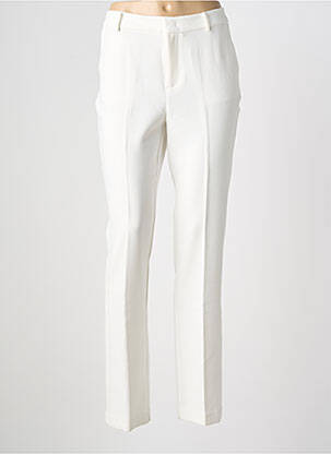 Pantalon slim stretch taille normale blanc YAYA femme